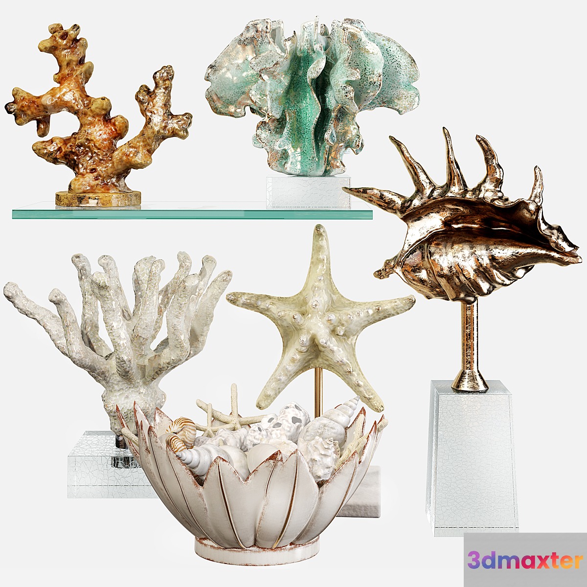 Decorative set 63 - No.2 3D Max