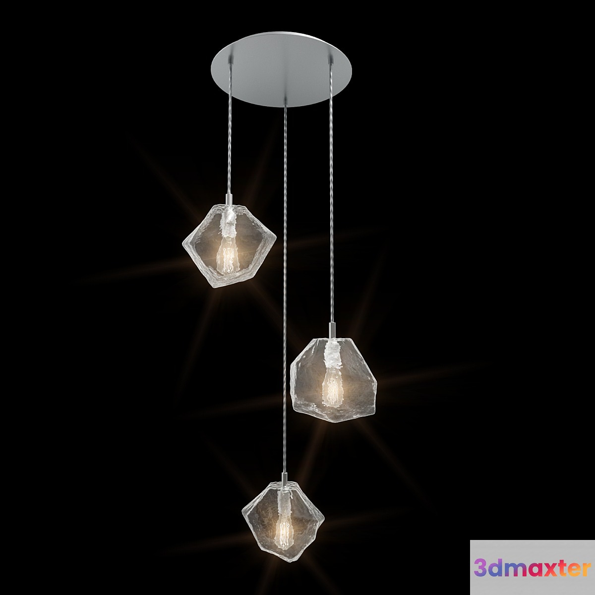 Pendant chandelier 3D Max