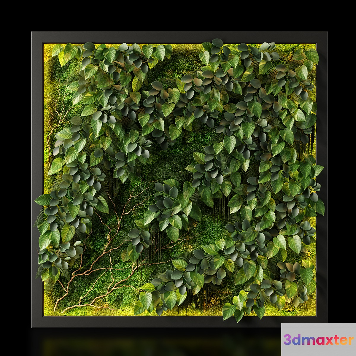 panel green 03 3D Max