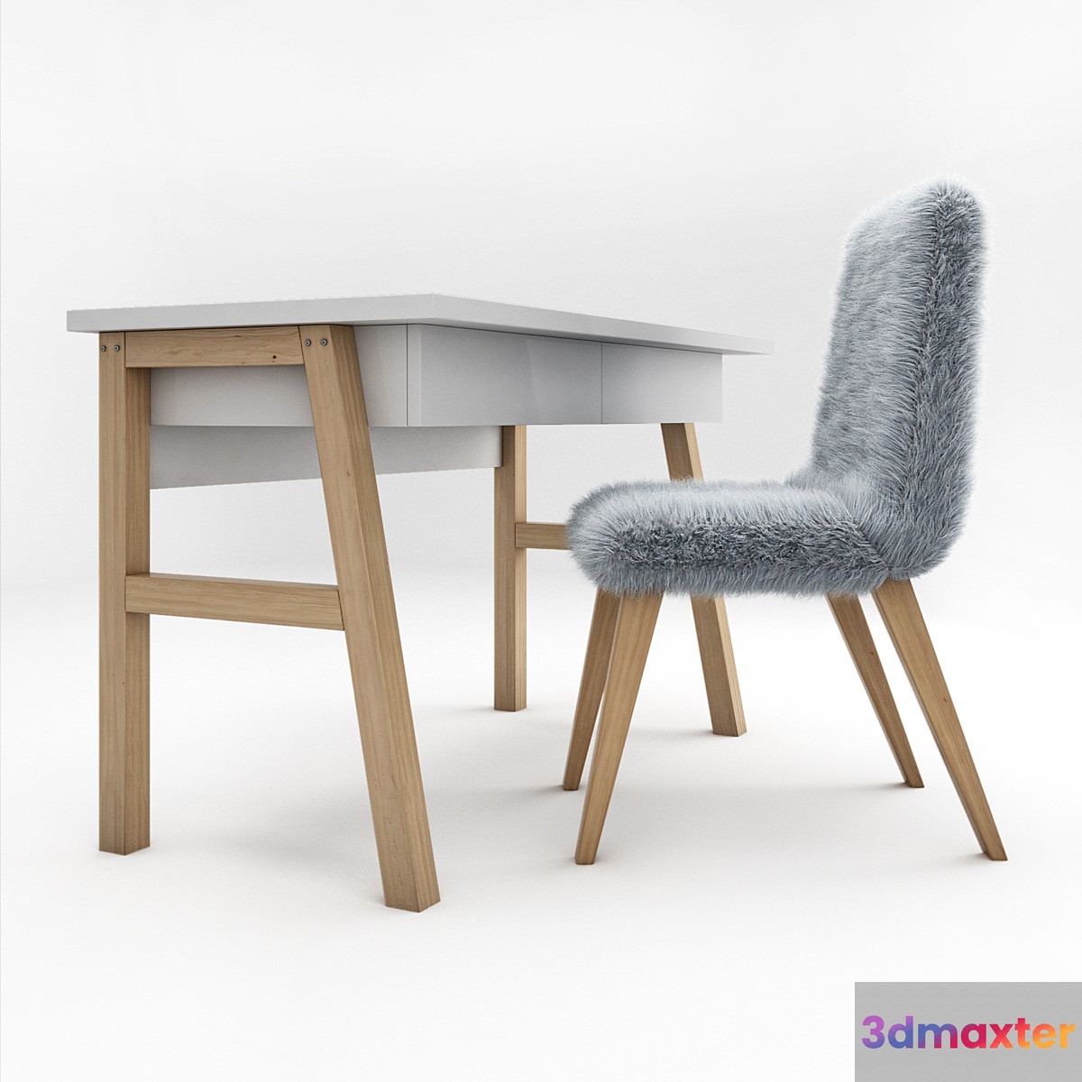 Children's desk classic M1 from Ellipse 3D Max