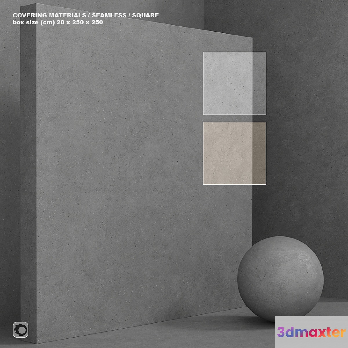 Material (seamless) - concrete plaster set 127