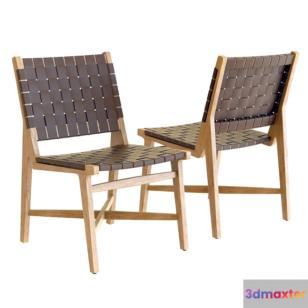 Crate & Barrel Taj Dining Chair 3D Max