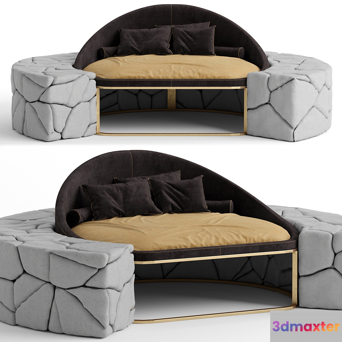 seat for landscape 3D Max