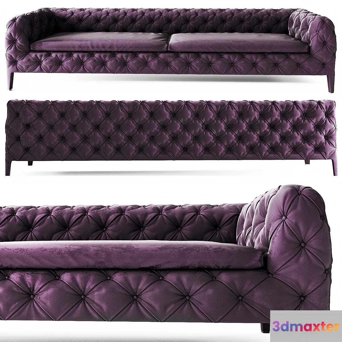Windsor sofa 3D Max