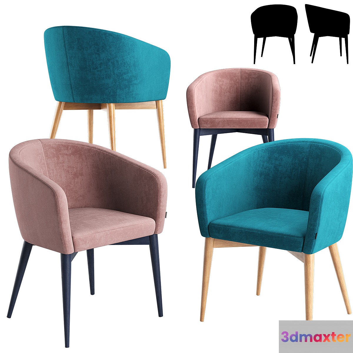 Torino chair 3D Max