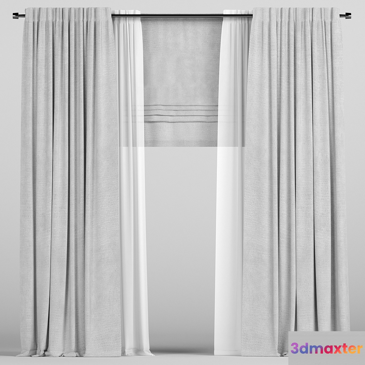 Curtains. 3D Max