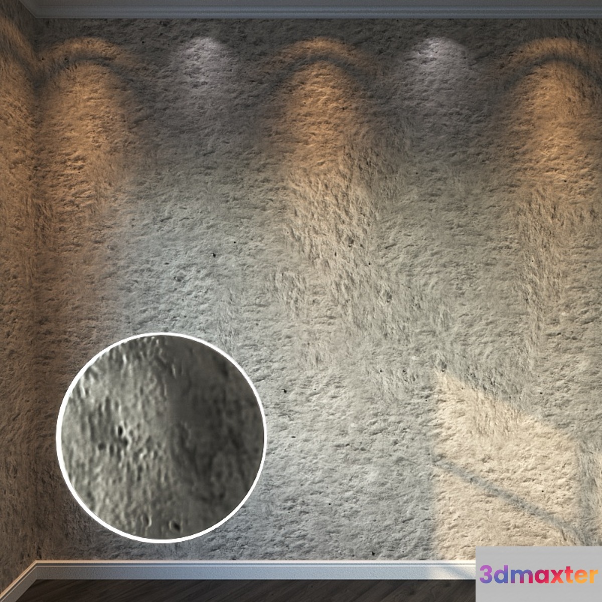 Decorative Stucco 439 - 8K Material 3D Max