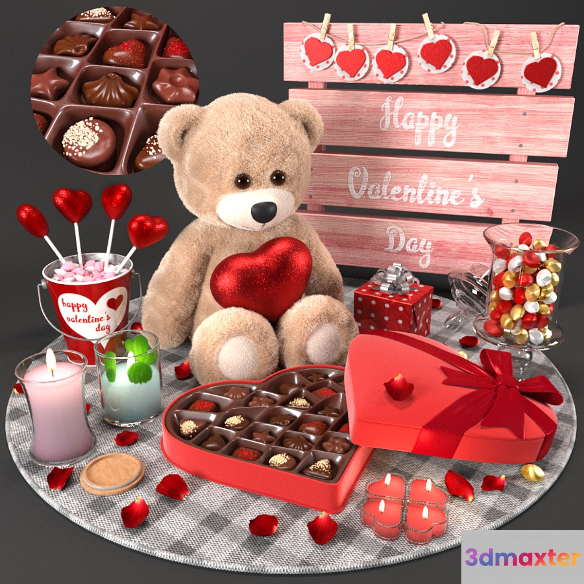 Valentine set