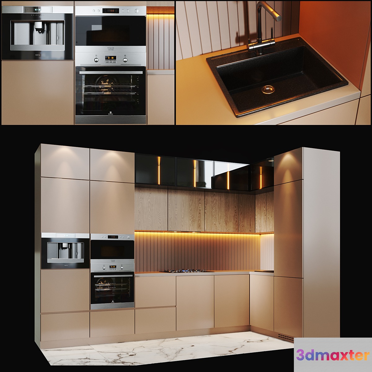 Kitchen_v34 3D Max