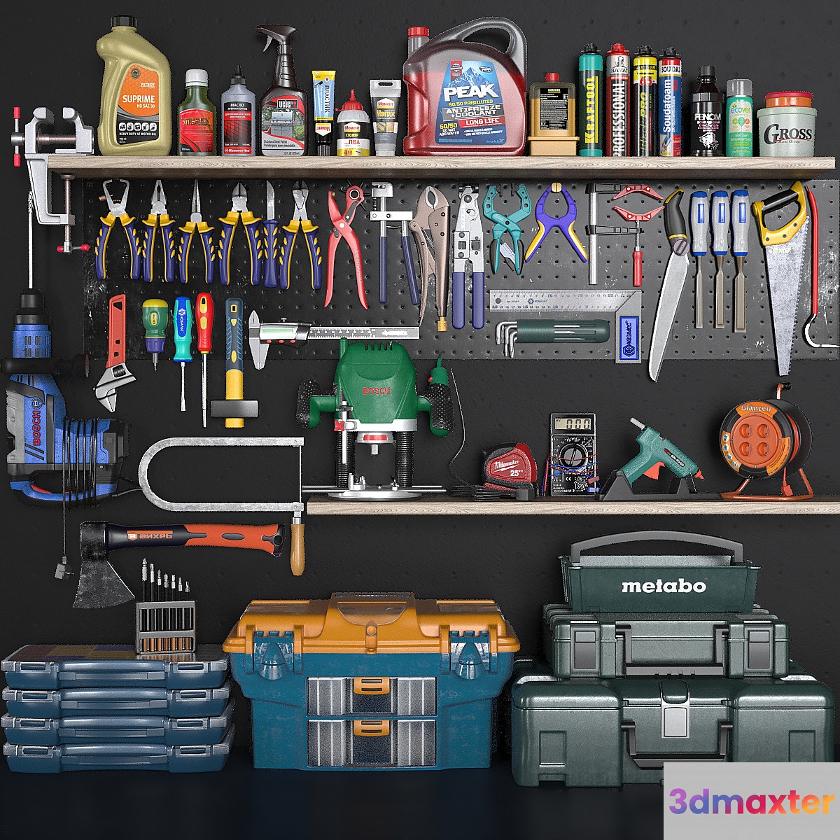 garage tools set 3
