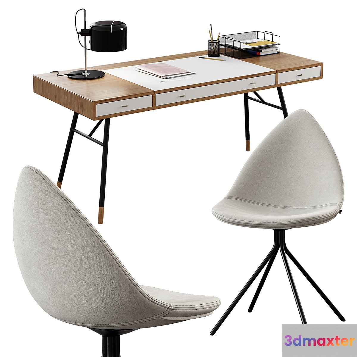 BoConcept _ Cupertino Table + Ottawa Chair
