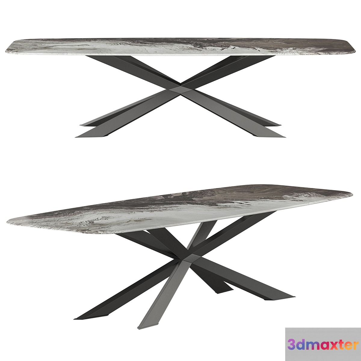 Cattelan Italia Spyder Crystalart Dining Table