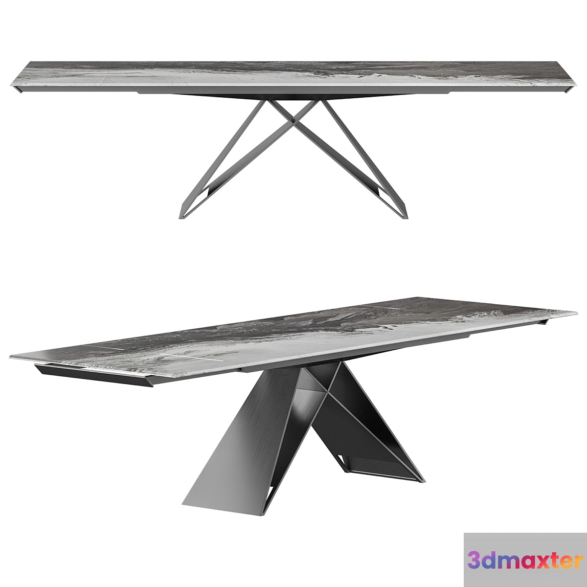 Cattelan Italia Premier Drive Crystalart Dining Table