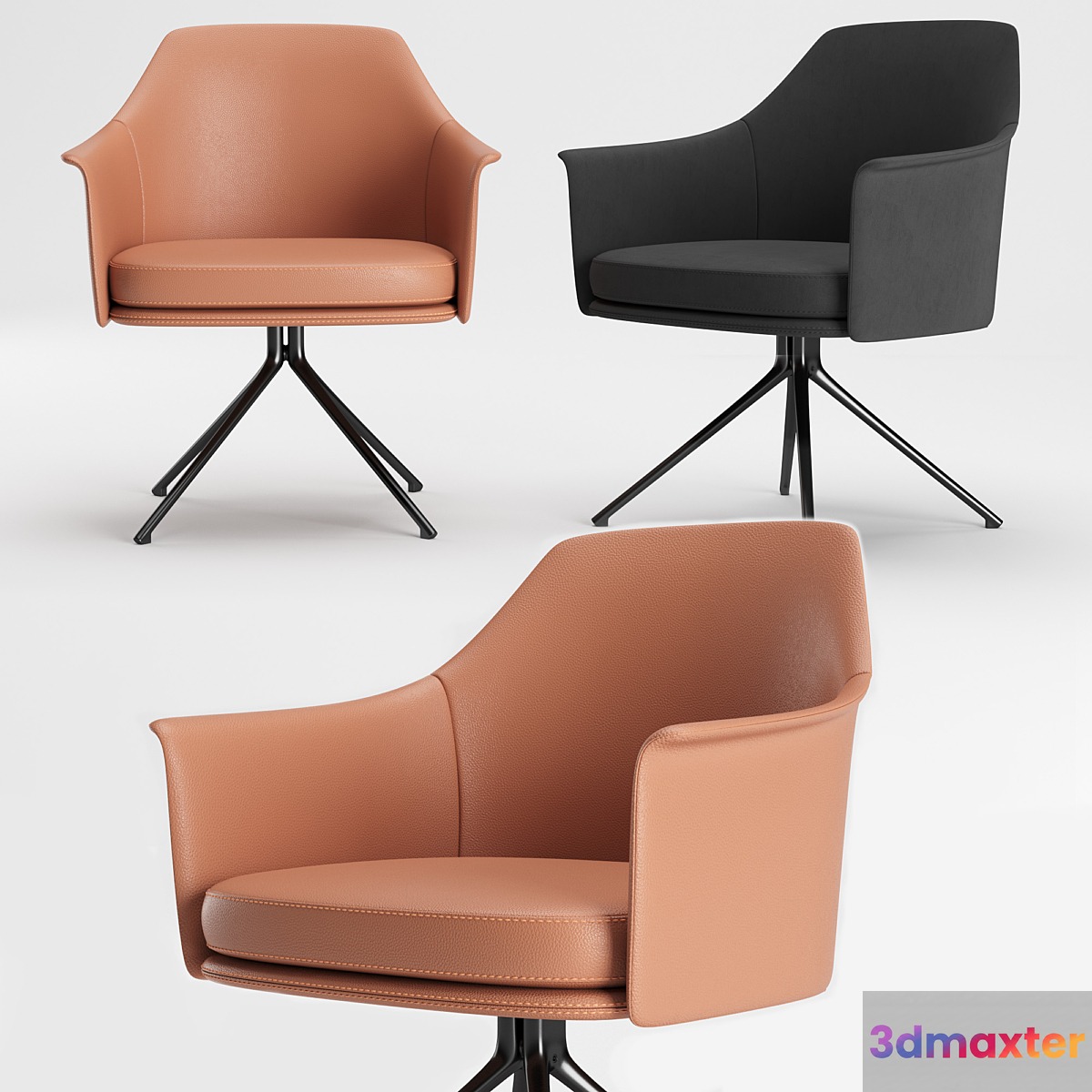 Poliform Stanford Bridge Chair - No.2 3D Max