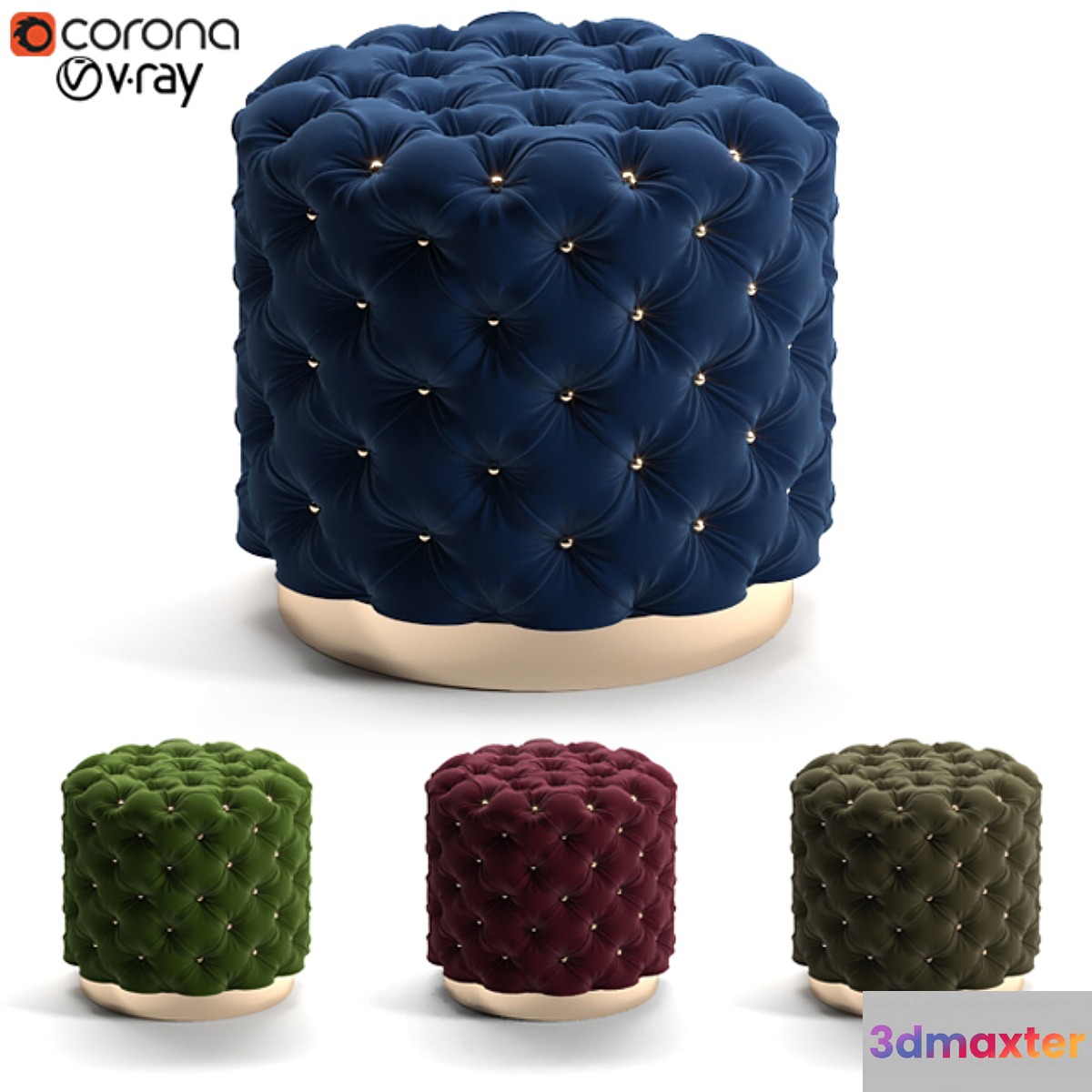 pouf_001 3D Max