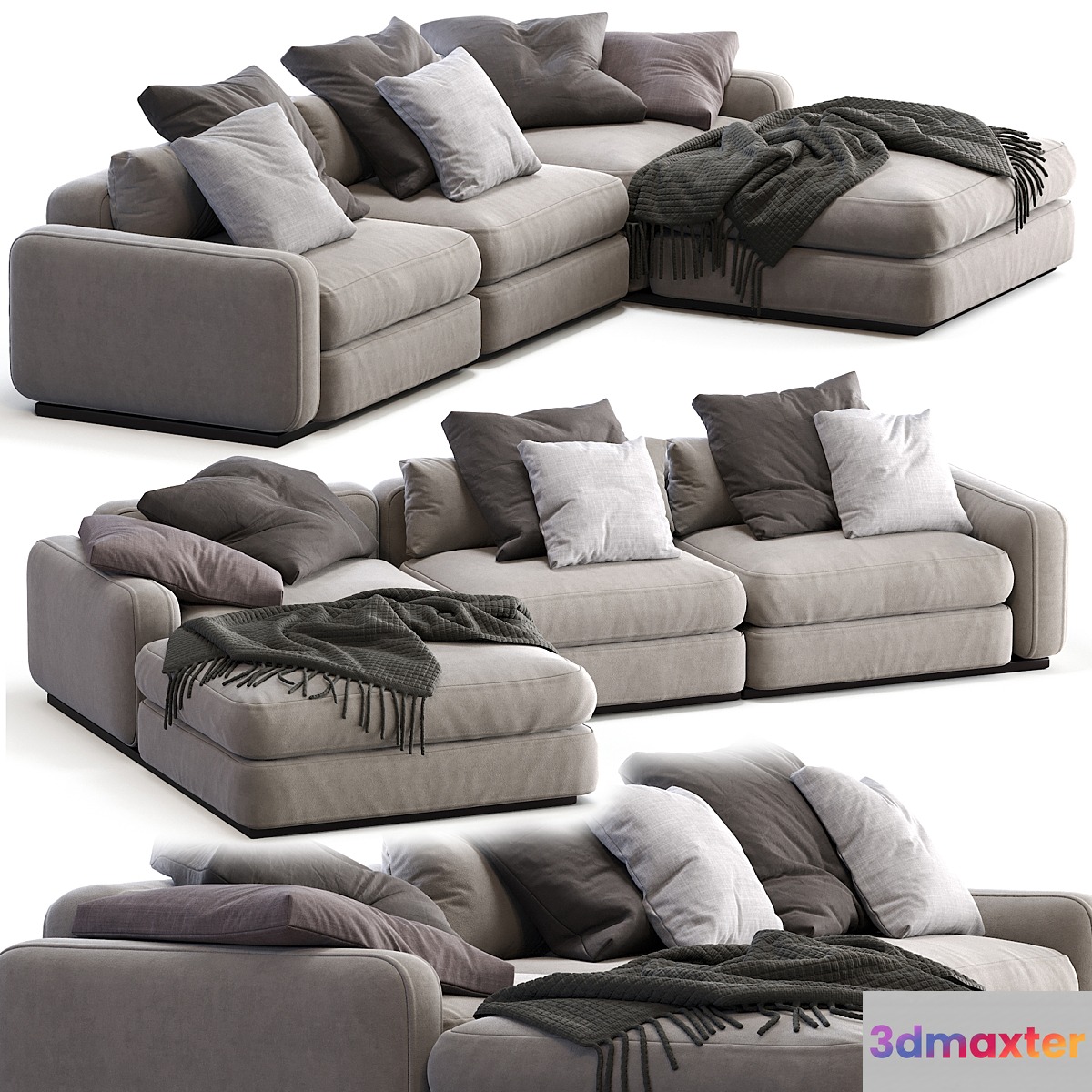Flexform Sofa Beauty - No.2 3D Max