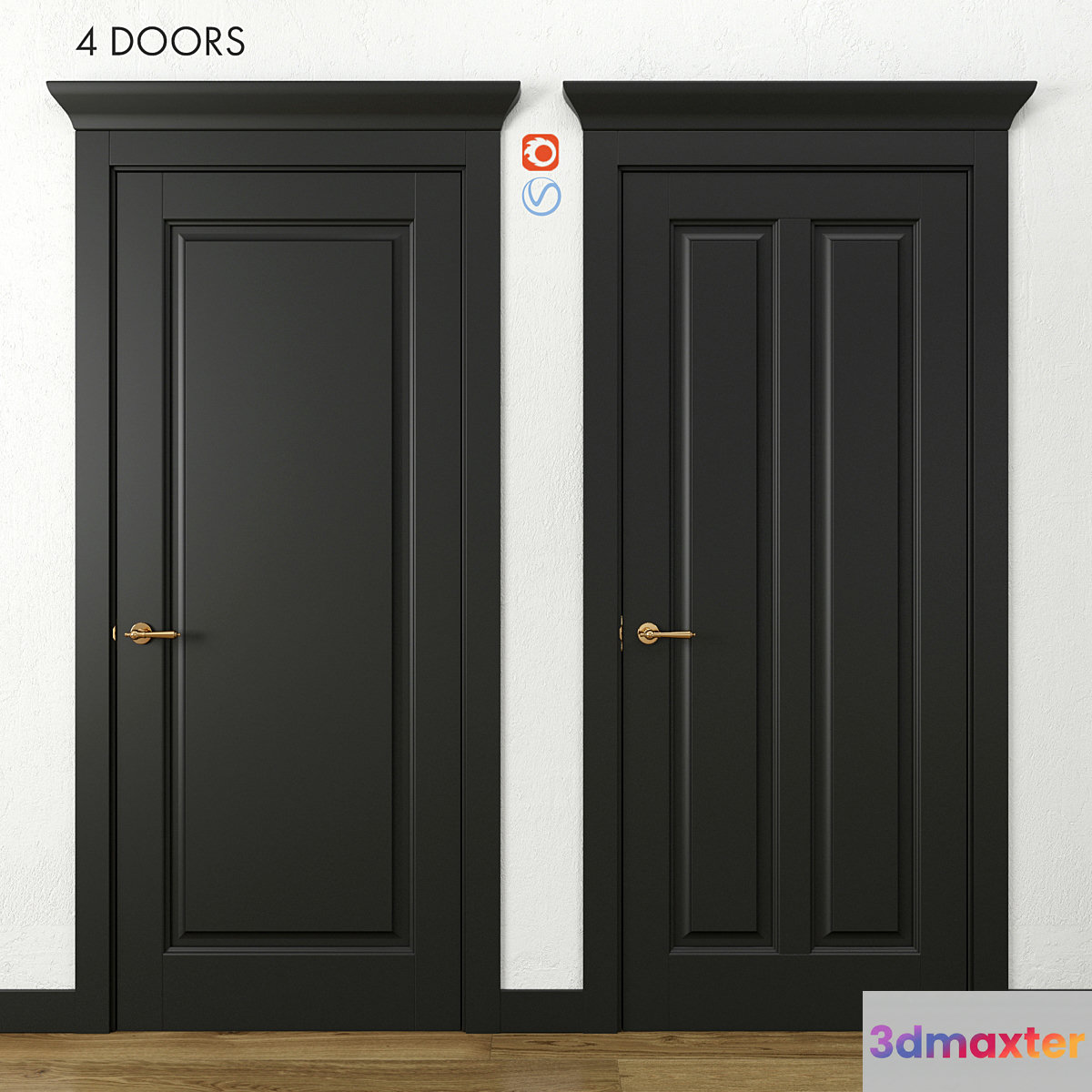 Doors Volhovets Galant part 2 3D Max