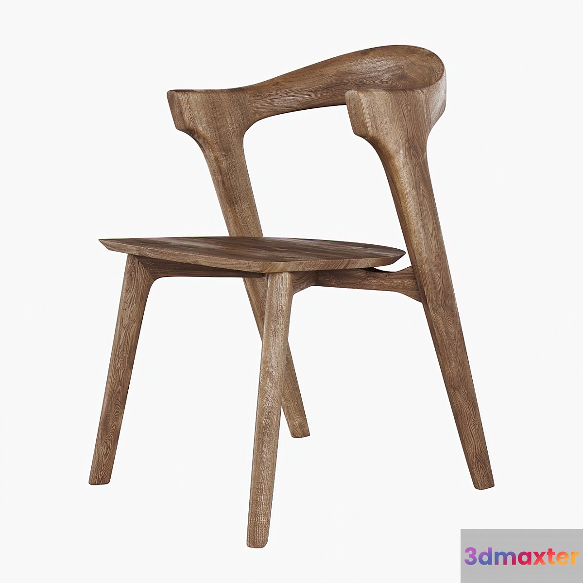 Ethnicraft Oak Bok Dining Chair 3D Max