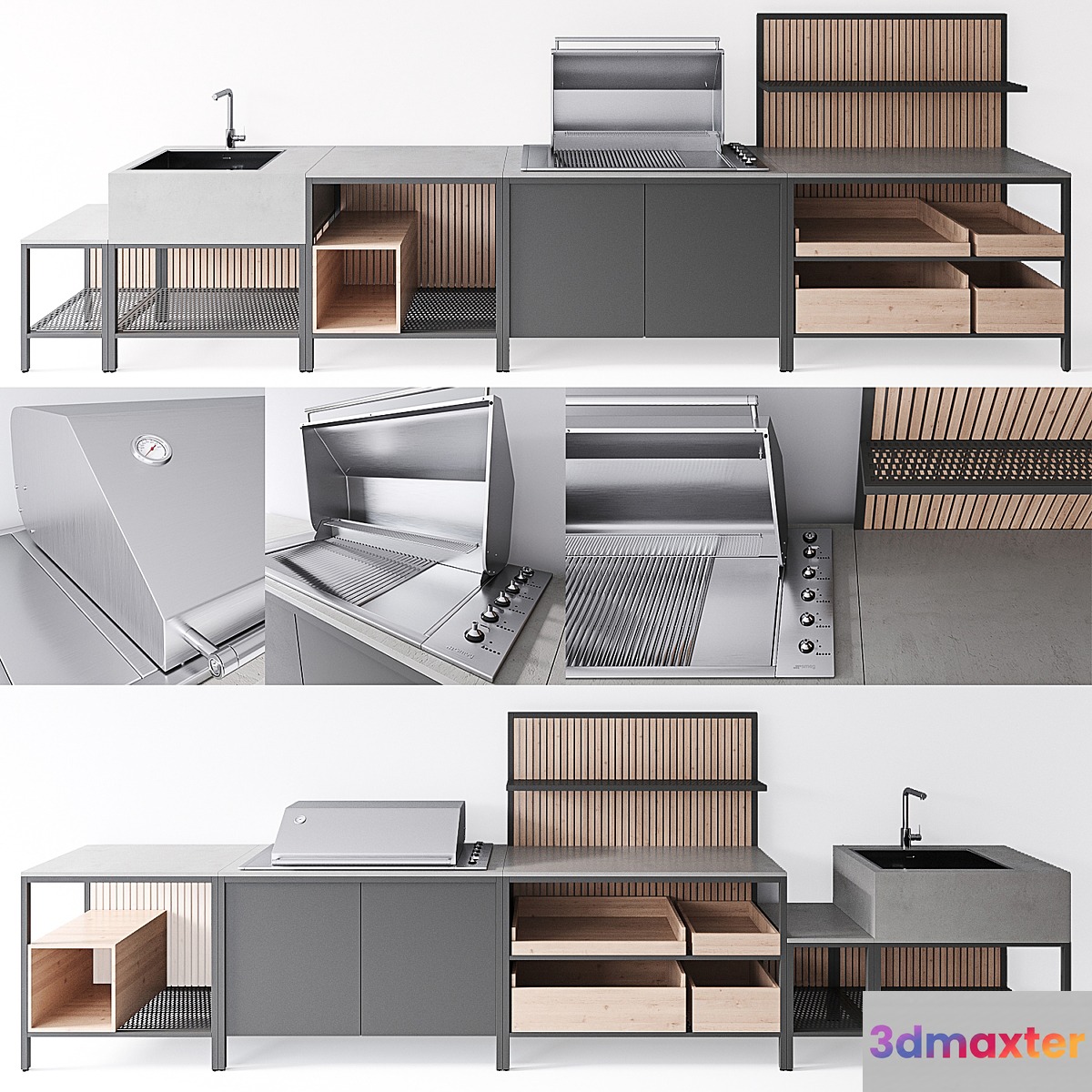 Kaufmann GrillKitchen Block Outdoor Kitchen