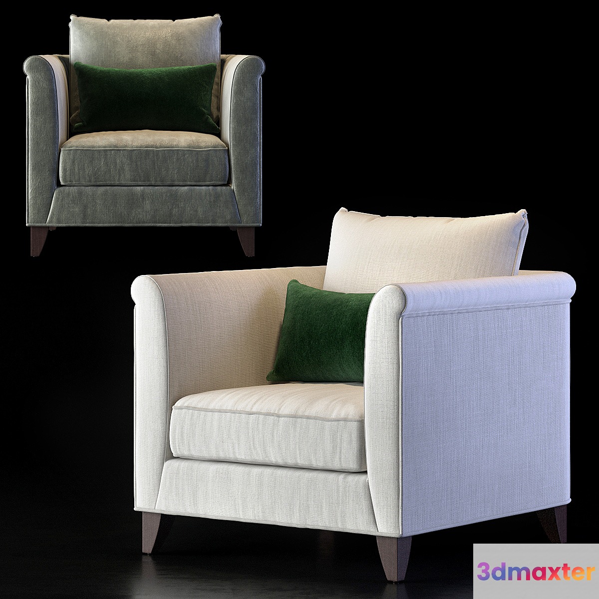 Baker Medida Chair by Laura Kirar 3D Max