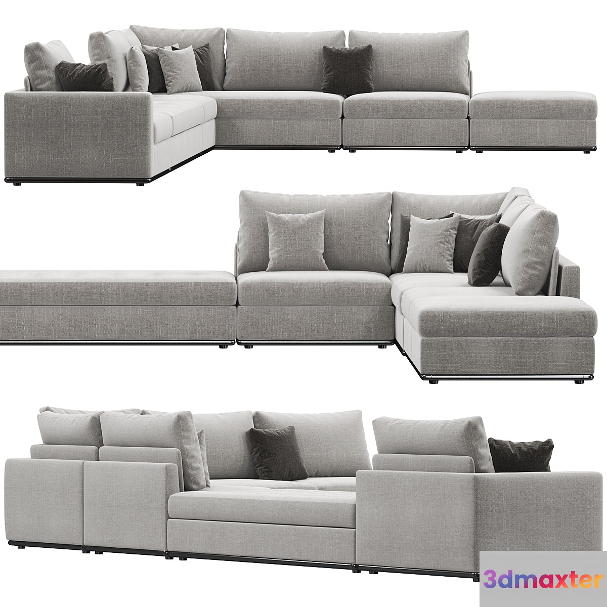 Modular sofa Giulio Marelli Oliver
