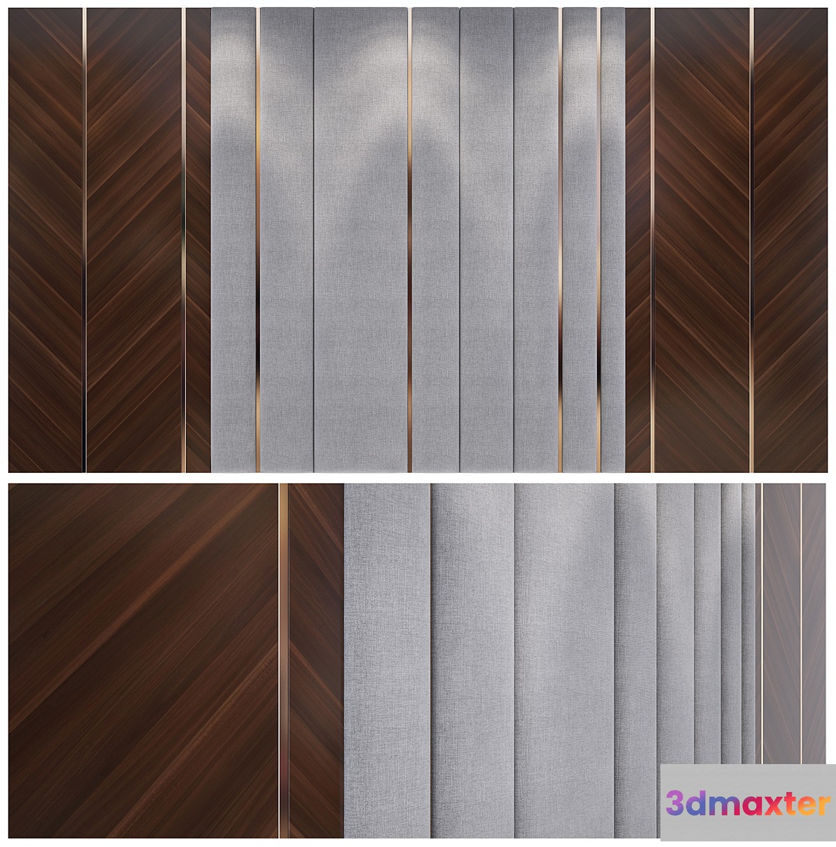 Wall panel 01 3D Max