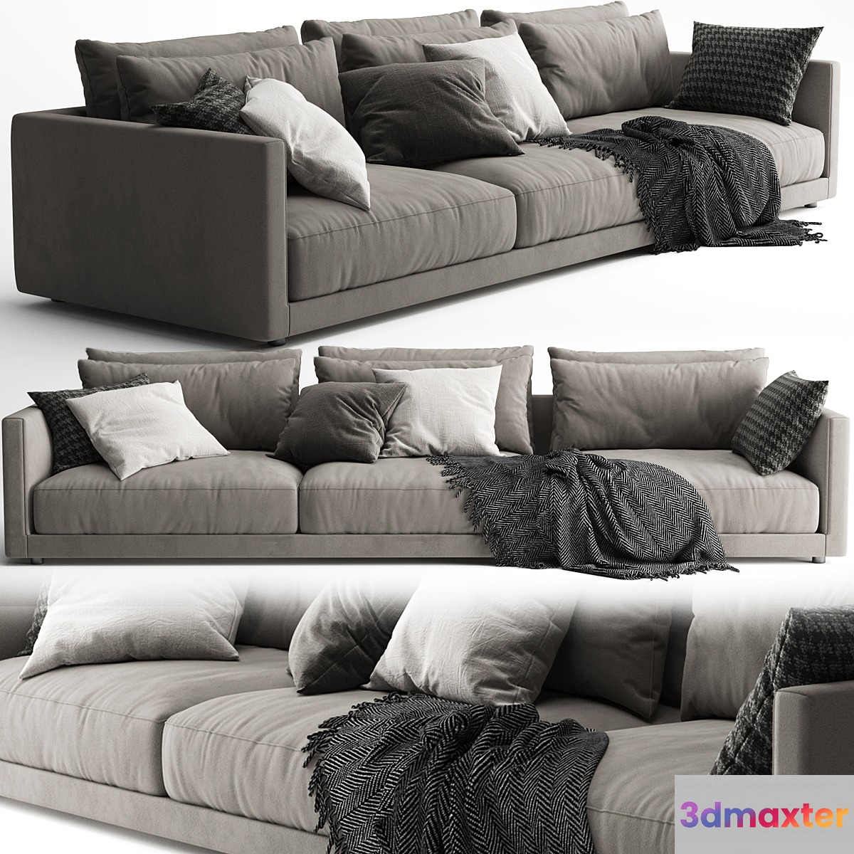 Poliform Bristol Sofa 3D Max