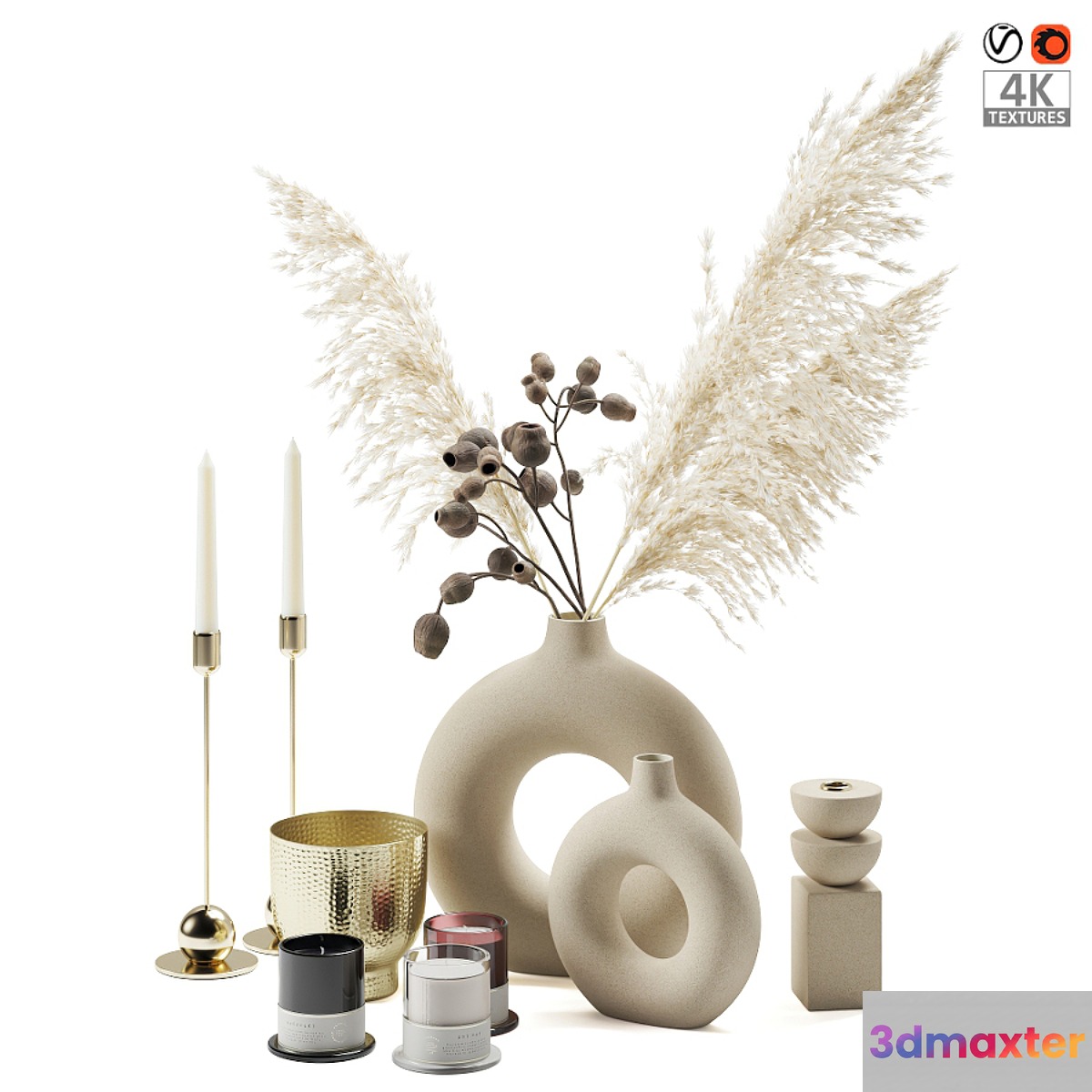 Decorative set (Декоративный набор) 3D Max