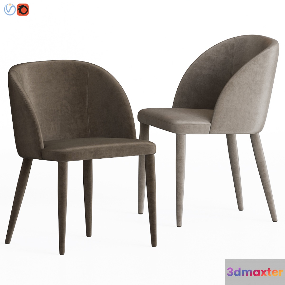 Anatheme Dining Chair Laredoute 3D Max