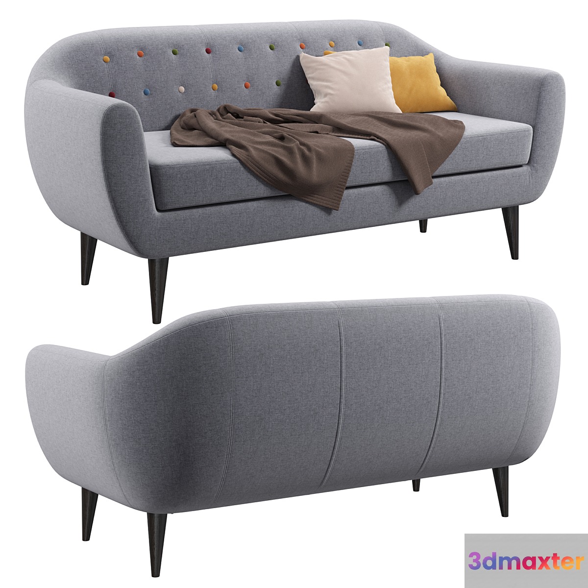 Sofa Rotterdam-3 3D Max