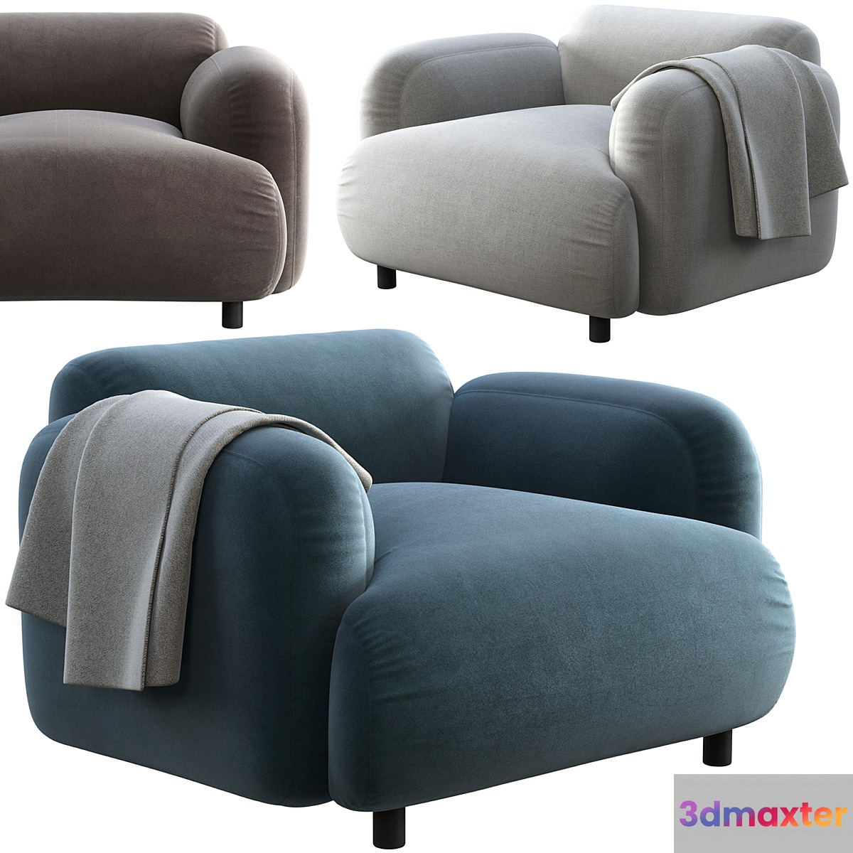 Wooddi swell armchair