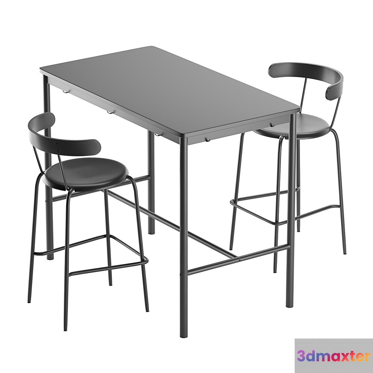Bar stool Yngvar Ikea and table Tommarud