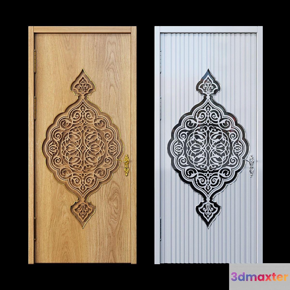 Sharq Doors 3D Max