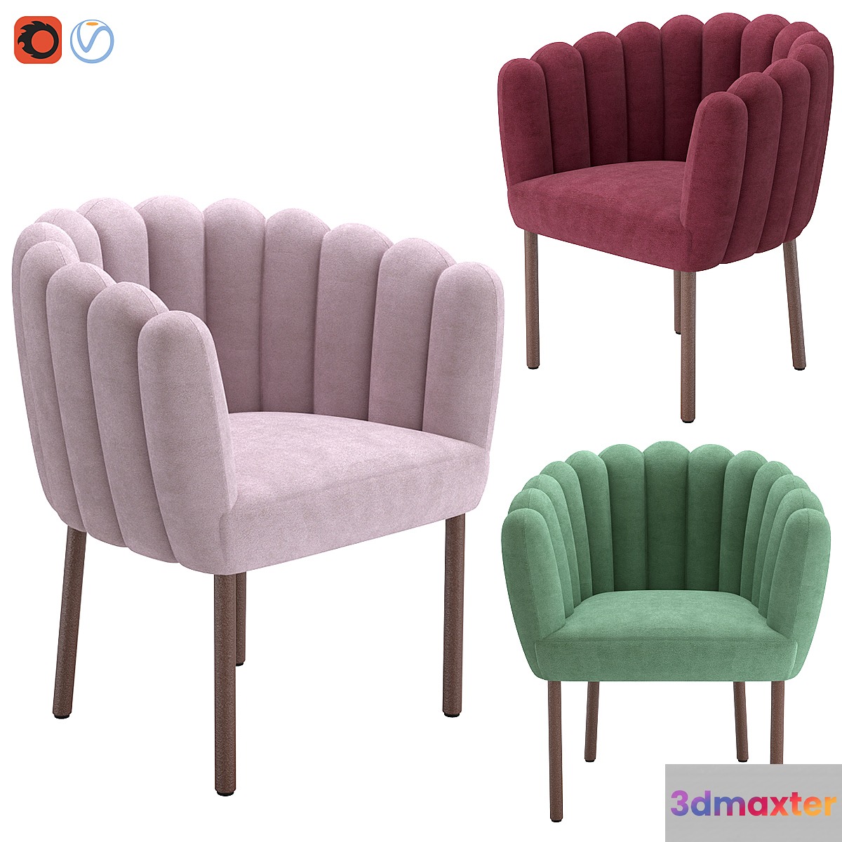 Chair Cameo Unterzo - No.2 3D Max