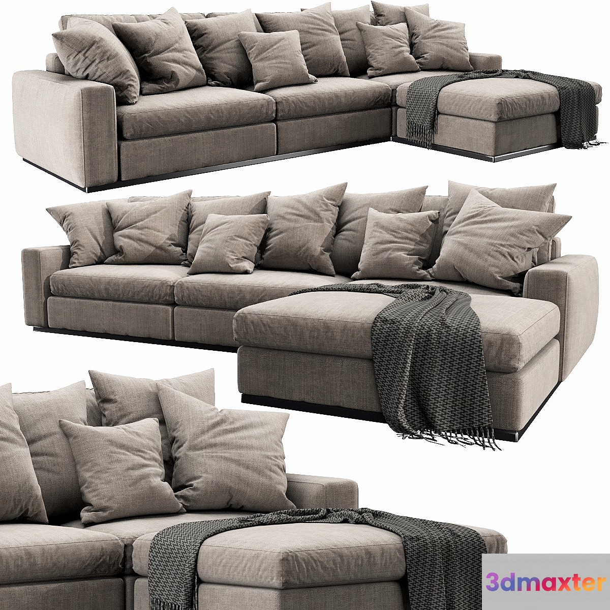 Flexform Beauty Chaise Lounge 3D Max