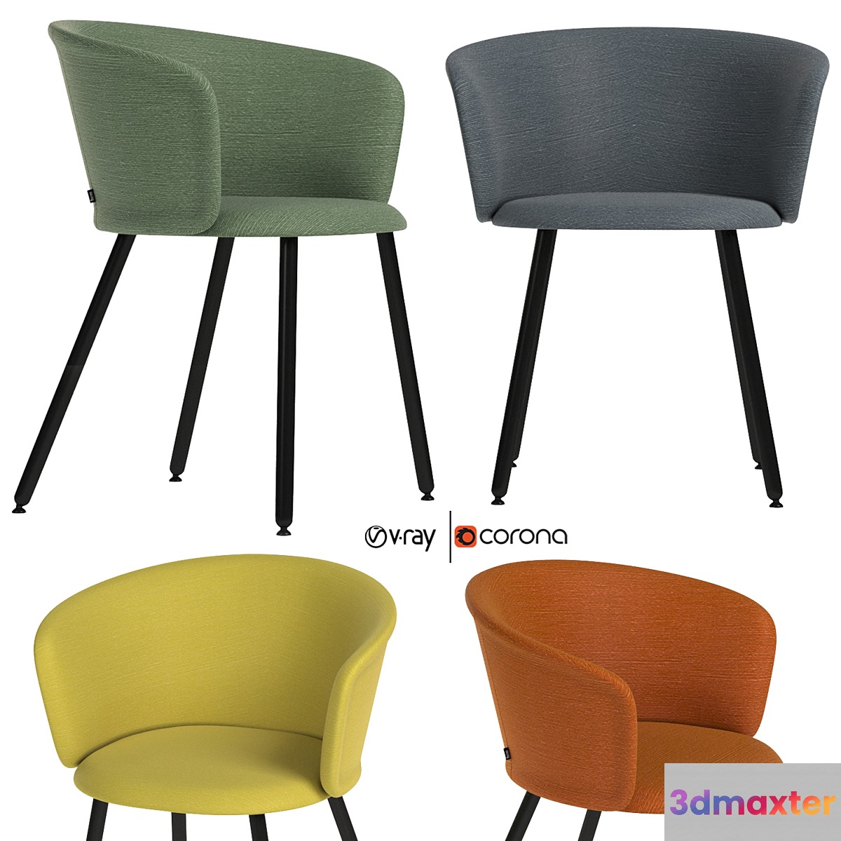 Kendo Chair By Lucidi Pevere 3D Max
