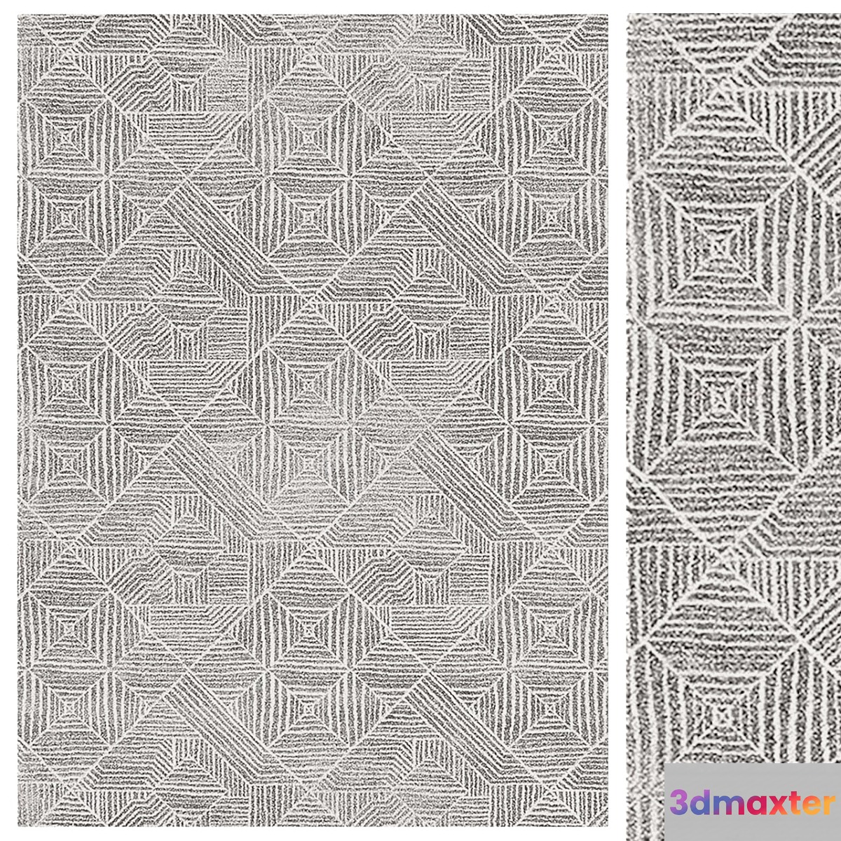 Fonseca modern rug 3D Max