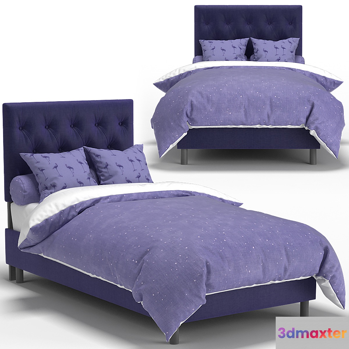 ONE KINGS LANE Thea Kids Bed 3D Max