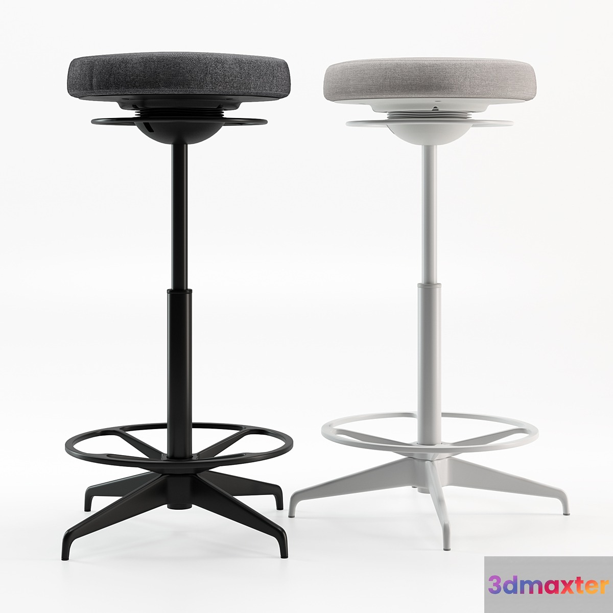 Stool Lidkullen 3D Max