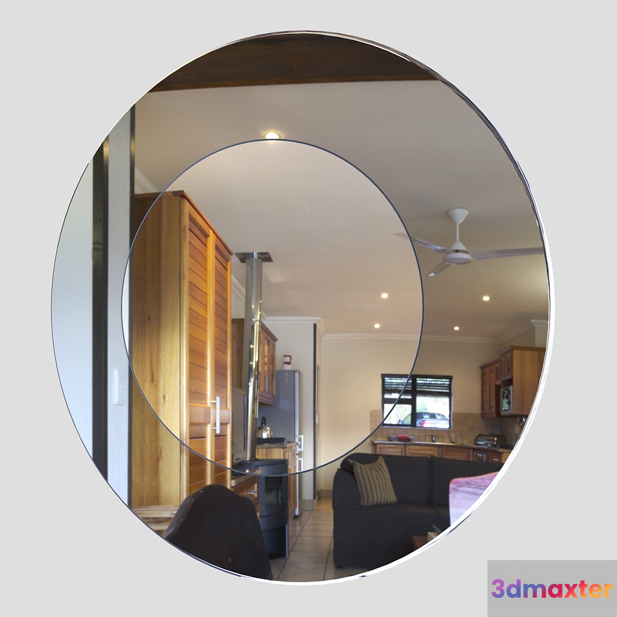 Porada Forvanity Round Mirror 3D Max