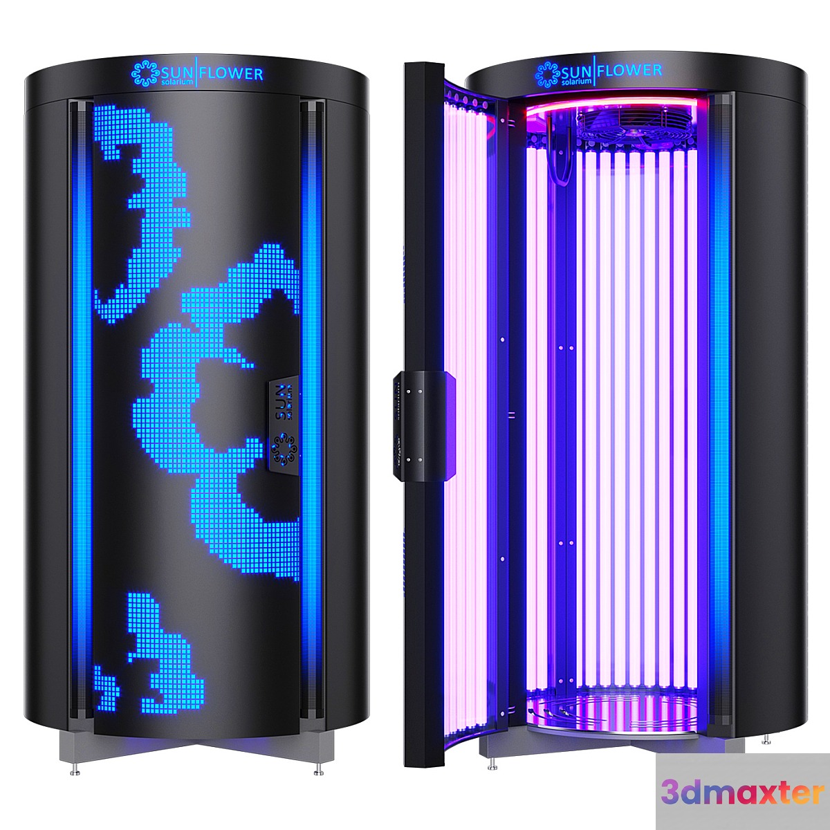 Vertical tanning bed of Sunflower V50