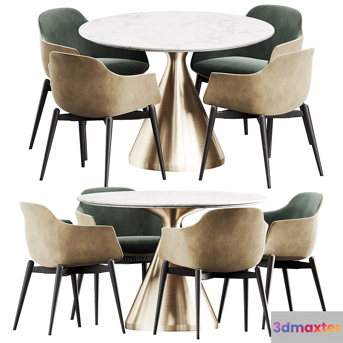 Marelli & West elm Silhouette dining set - No.4