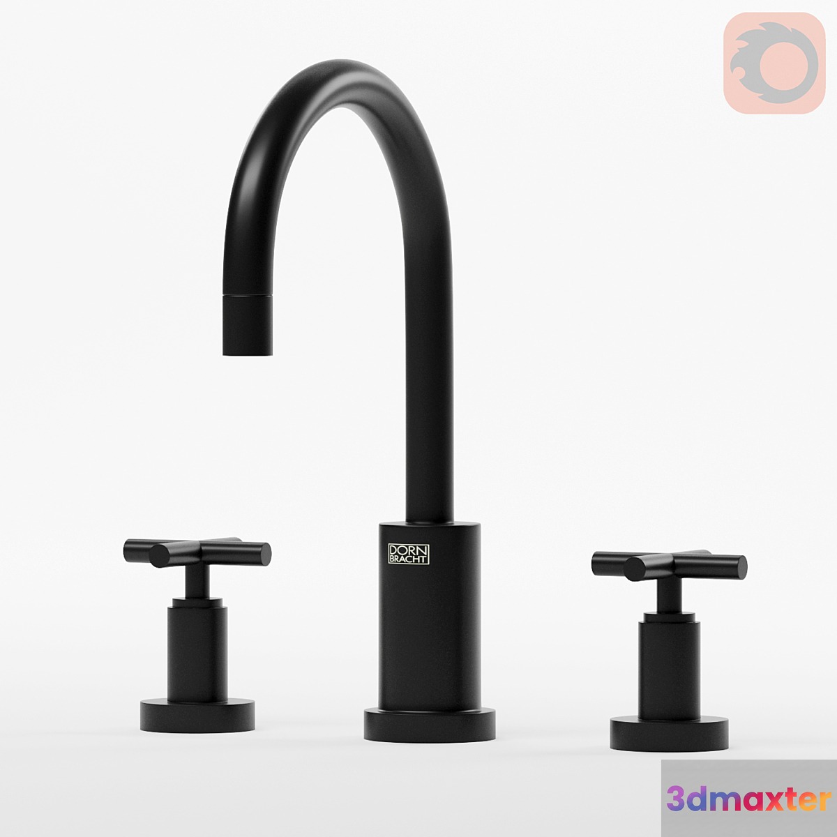 Dornbracht Tara three-hole mounting 3D Max