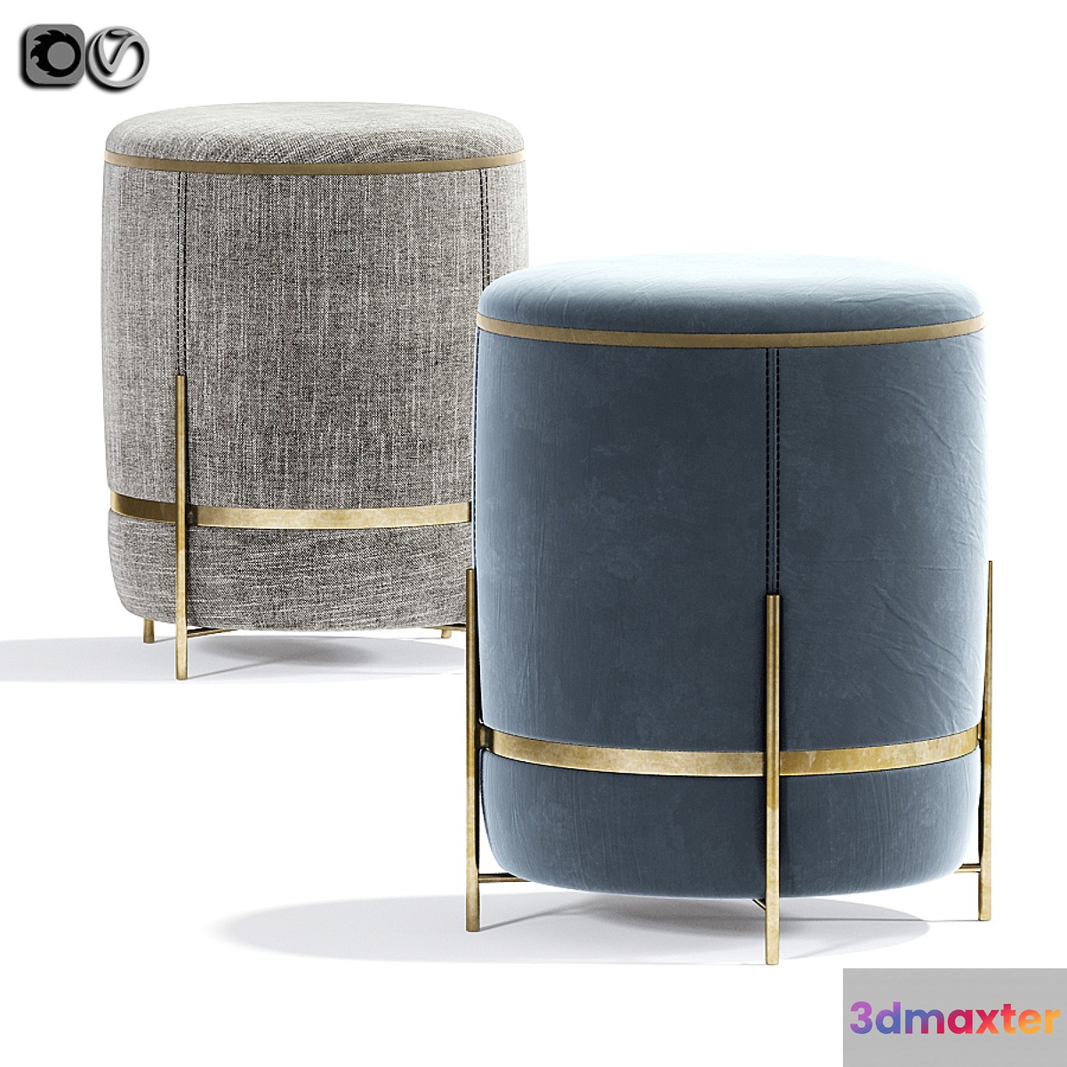 Melange stool 02 - No.2