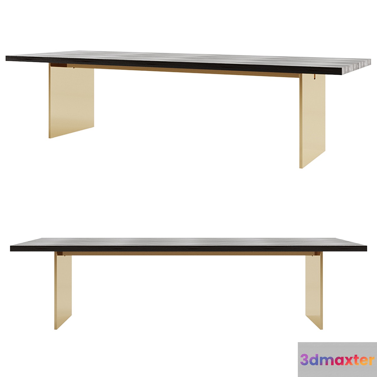 CHANNEL rectangular table RH