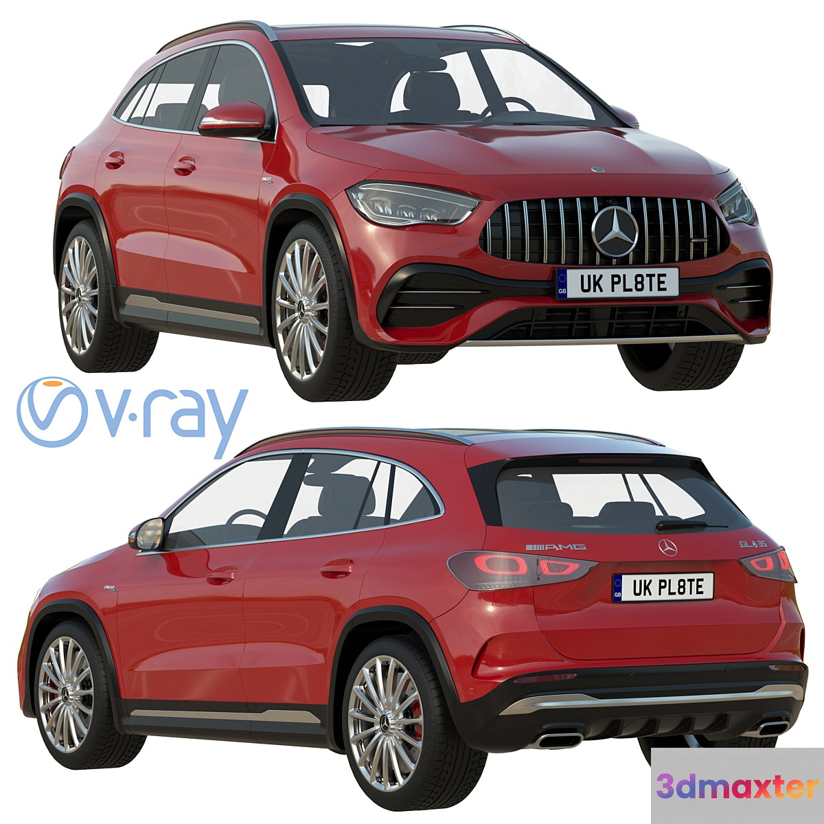 Mercedes-AMG GLA 35 4MATIC 3D Max