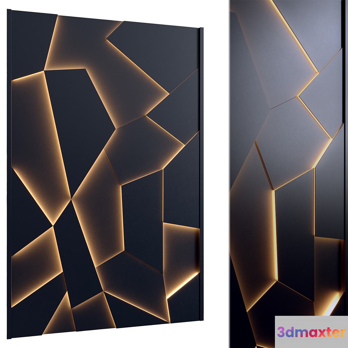 Wall panel 3D Max