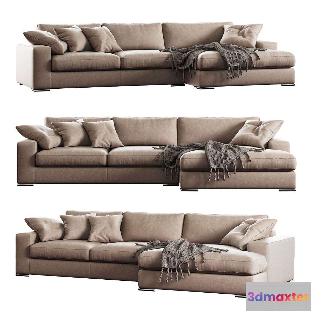 Max sofa from CAVA factory 3D Max