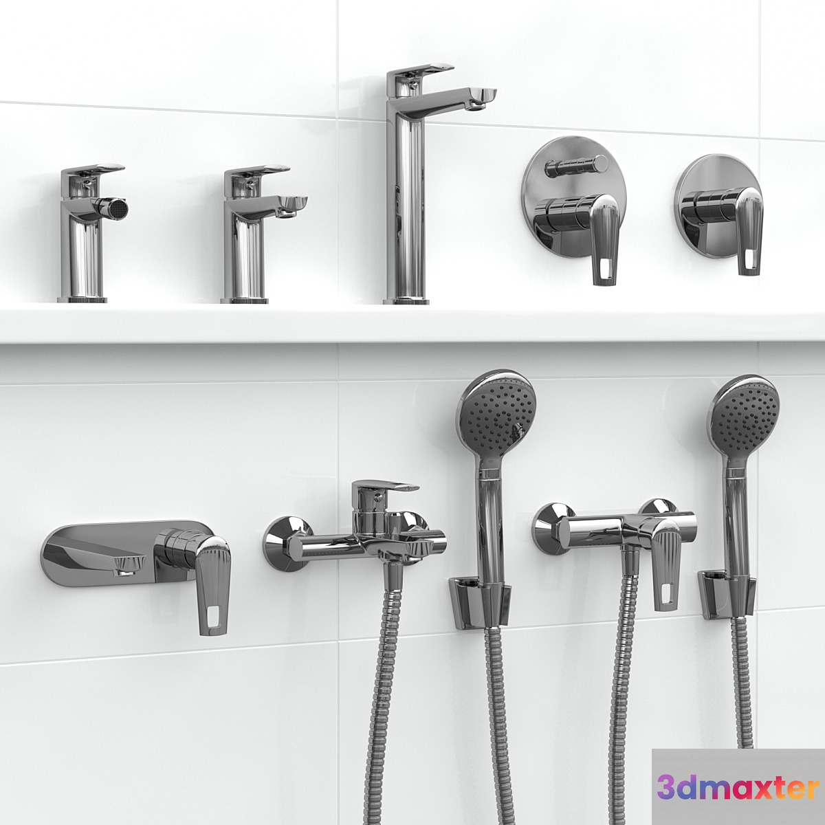 Volle Benita faucet 3D Max