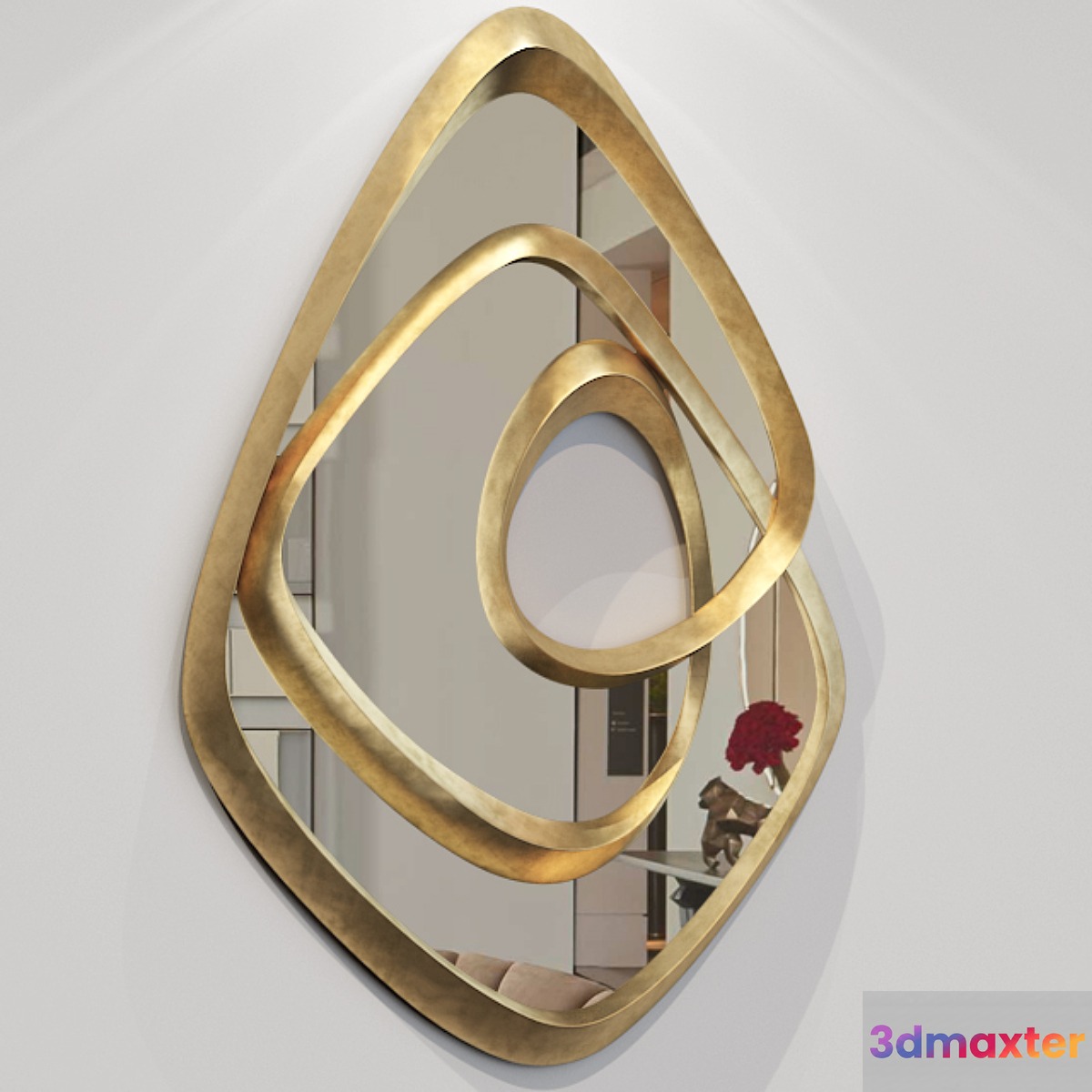 cyrillic mirror Christopher Guy 3D Max